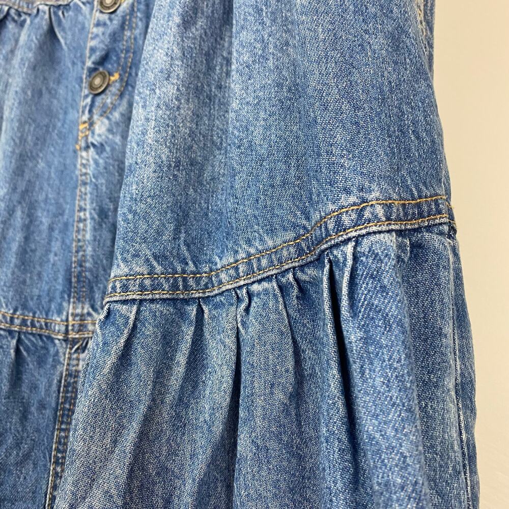 We The Free - Free People Dreamweaver Maxi Skirt - Blue Wave - Small - Picture 8 of 11